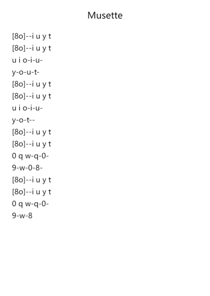 Musette in D Major, BWV Anh. 126