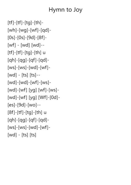 Hymn to Joy