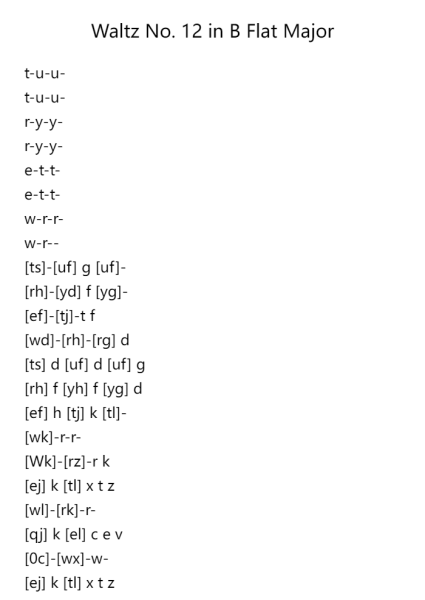 Waltz No. 12 in B-Flat Major