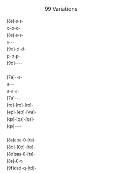 99 Variations