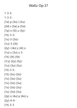 Waltz Op. 37