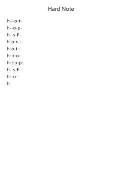 Hard Note