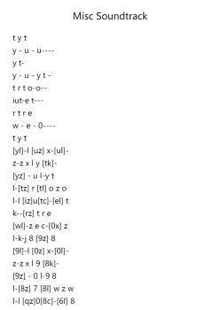 Misc Soundtrack