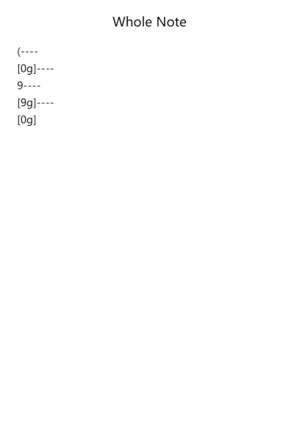 Whole Note