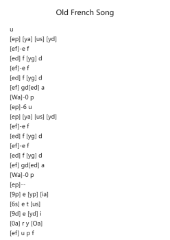 Old French Song, Op. 39, No. 16