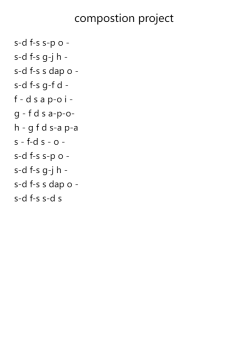 compostion project