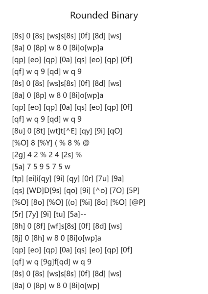 Rounded Binary