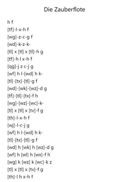 Die Zauberflöte, K. 620
