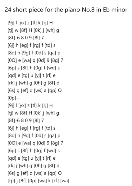 24 Preludes, Op. 28: No. 4 in E Minor