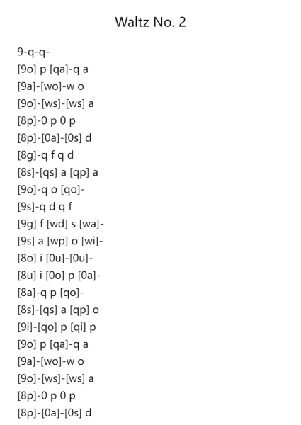 Waltz No. 2