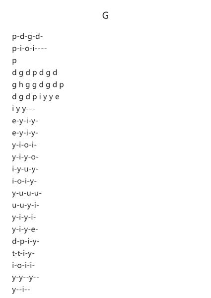 G