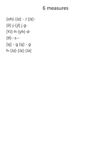 6 measures