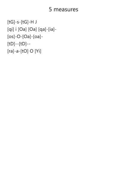5 measures