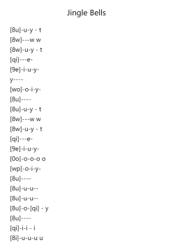 Jingle Bells in F Major