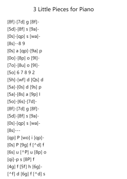 3 Little Pieces for Piano, Op. 16