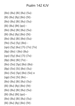 Psalm 142 KJV