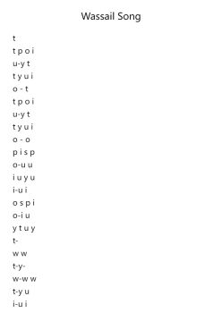 Wassail Song
