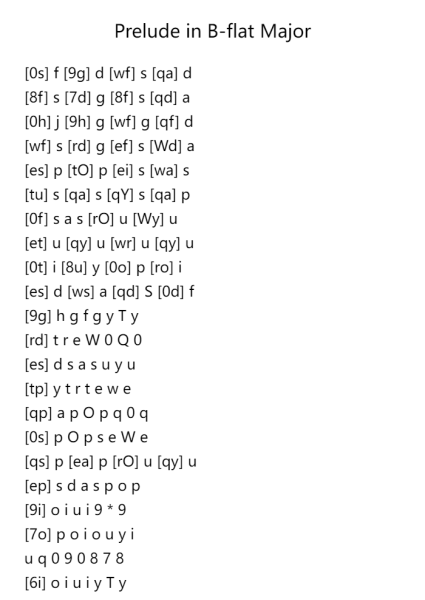 Prelude in B-Flat Major