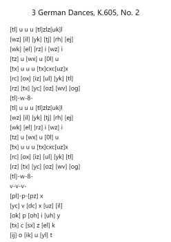 3 German Dances, K.605, No. 2