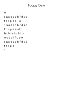 Foggy Dew