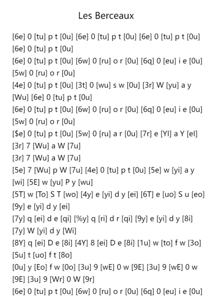Les Berceaux, Op. 23, No. 1