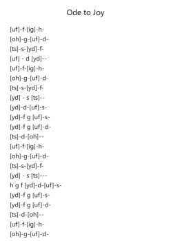 Ode to Joy