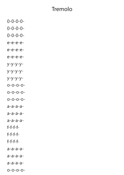 Tremolo