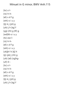 Minuet in G Minor, BWV Anh. 115