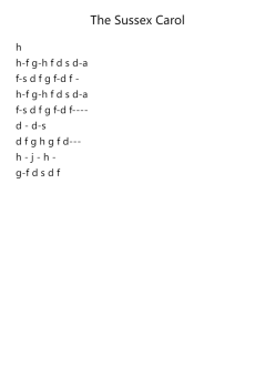 The Sussex Carol