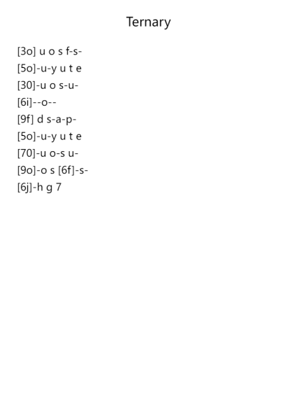 Ternary