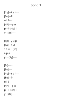 Song 1