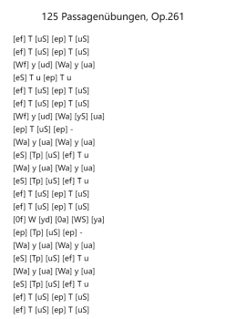 125 Passagenübungen, Op. 261