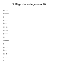 Solfège des solfèges, Book 1: Ex. 20