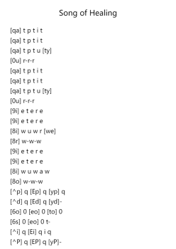 Song of Healing