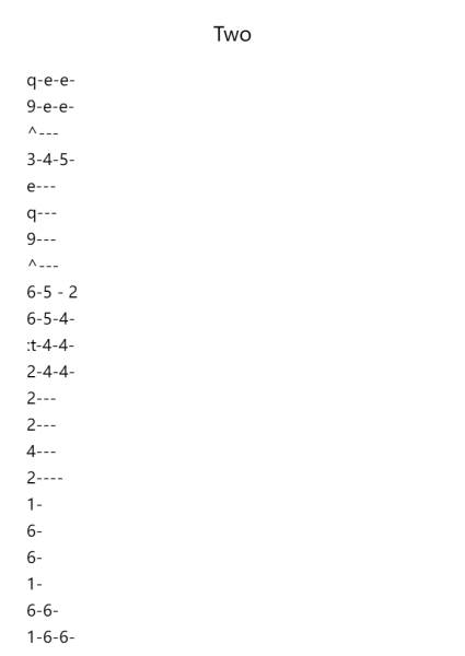 Two