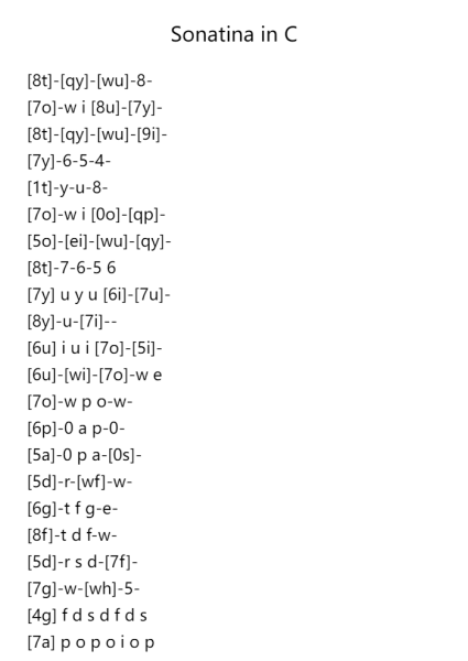 Sonatina in C