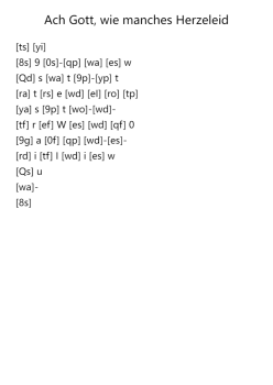 Ach Gott, wie manches Herzeleid, BWV 3