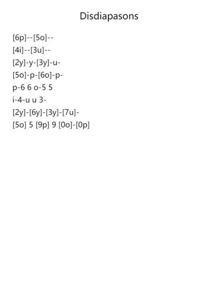 Disdiapasons
