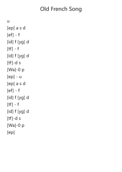 Old French Song, Op. 39, No. 16