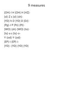 9 measures