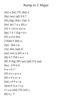 Romp in C Major