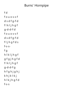 Burns' Hornpipe