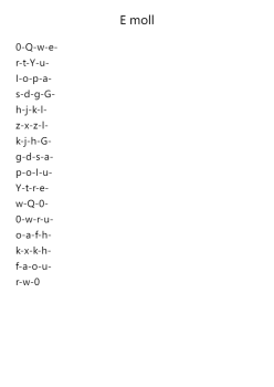 E minor