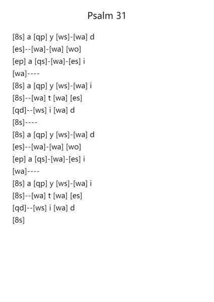 Psalm 31