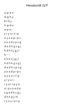 Hexatonik G/F