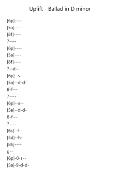 Uplift - Ballad in D minor