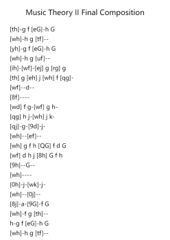 Music Theory II Final Composition
