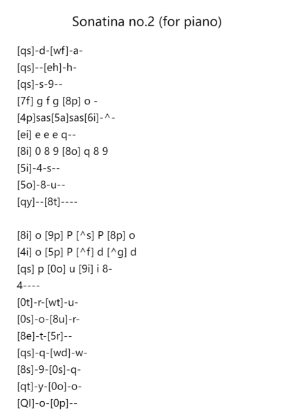 Sonatina No.2 for Piano
