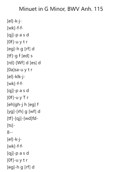 Minuet in G Minor, BWV Anh. 115