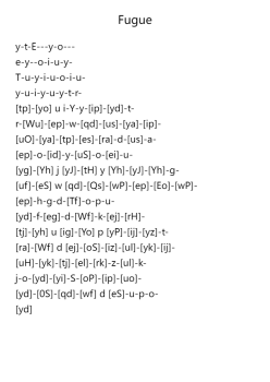 Fugue